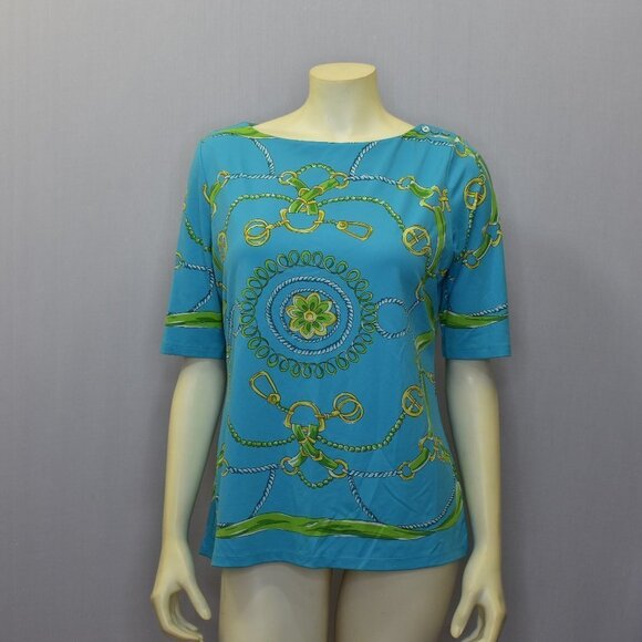 CHARTER‎ CLUB JERSEY TOP PET LG - Picture 1 of 5